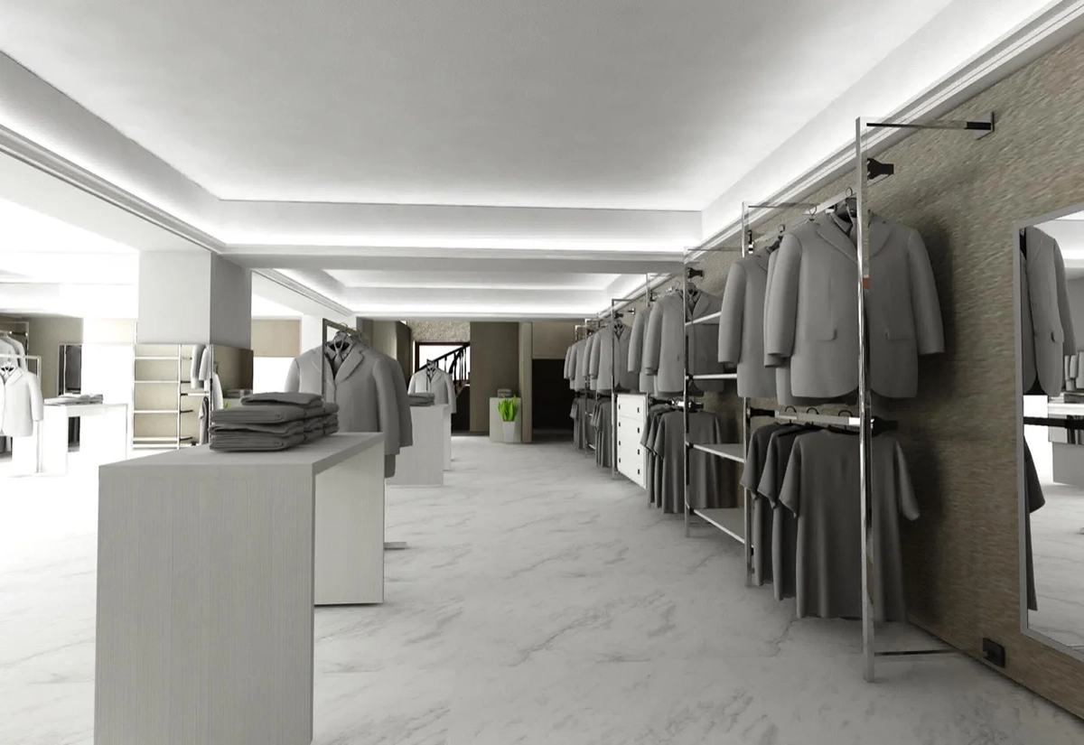 Immagini arredamento per negozi di abbigliamento