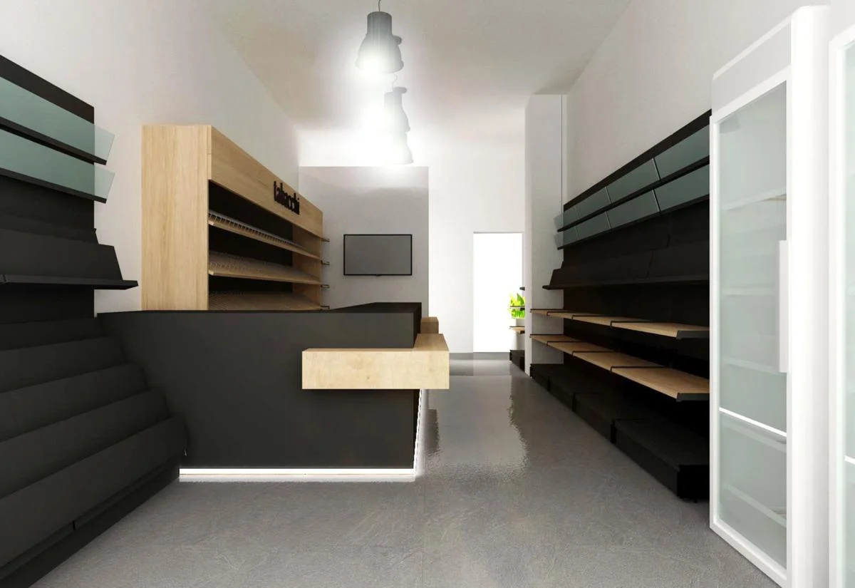 Immagini arredamento per tabaccherie